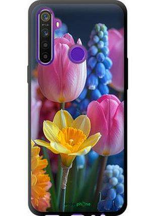 Чехол на realme 6i весенние цветы "6058b-2059-2448"