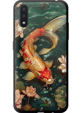 Чехол на samsung galaxy a01 a015f мелодия лотоса "6106b-1842-2448"