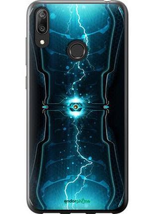 Чехол на huawei y7 2019 молнии в цилиндре "120u-1638-2448"