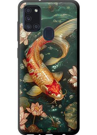 Чехол на samsung galaxy a21s a217f мелодия лотоса "6106b-1943-2448"