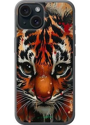 Чехол на iphone 15 mini tiger "6052u-3075-2448"