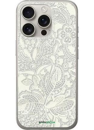 Чохол на iphone 16 pro біле мереживо "4383u-3708-2448"