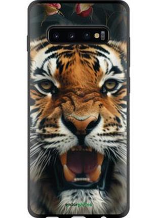 Чехол на samsung galaxy s10 plus тигровое величие "6080b-1649-2448"
