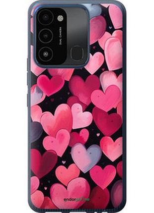 Чехол на tecno spark 8c kg5k сердечки 4 "5662u-2680-2448"