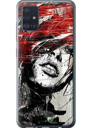 Чехол на samsung galaxy a51 2020 a515f лицо девушки "1162u-1827-2448"
