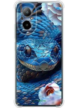 Чехол на realme c67 4g blue snake "6079sp-3648-2448"