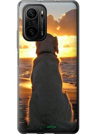 Чехол на xiaomi mi 11i закат и собака "3966t-3935-2448"