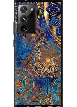 Чехол на samsung galaxy note 20 ultra золотой узор "678b-2051-2448"