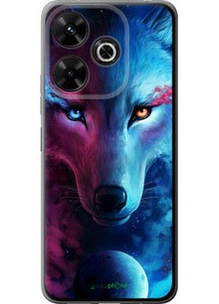 Чехол на xiaomi poco m6 4g арт-волк "3999u-3798-2448"