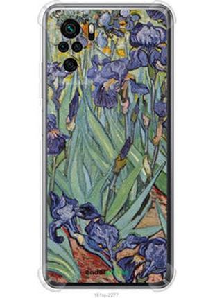 Чехол на xiaomi redmi note 10 винсент ван гог. ирисы "161sp-2277-2448"