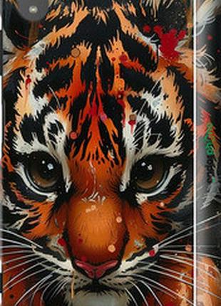 Чехол на sony xperia xa1 plus g3412 mini tiger "6052m-1129-2448"