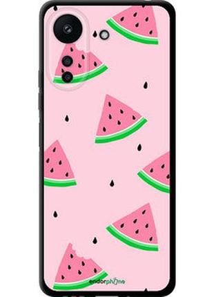 Чехол на xiaomi poco c65 розовый арбуз "4314b-3447-2448"