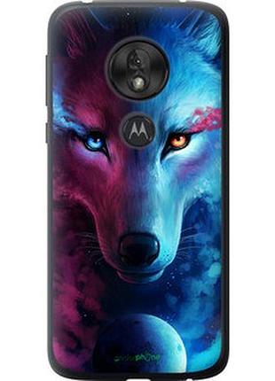 Чехол на motorola moto g7 play арт-волк "3999u-1656-2448"