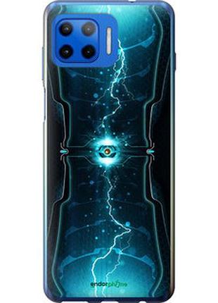 Чехол на motorola moto g plus молнии в цилиндре "120u-2202-2448"