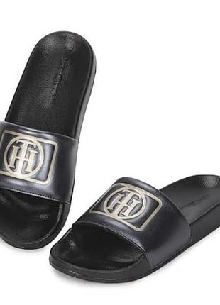 🔥оригінальні шльопанці жіночі tommy hilfiger / зручні мʼякі