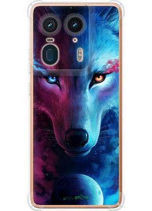 Чехол на motorola moto x50 ultra арт-волк "3999sp-3866-2448"