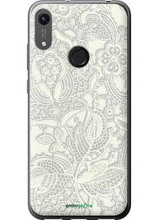 Чехол на huawei honor 8a белое кружево "4383t-1635-2448"