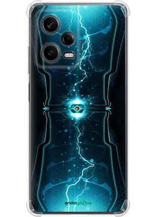 Чехол на xiaomi redmi note 12 pro 5g молнии в цилиндре "120sp-2932-2448"