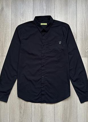 Чорна сорочка versace jeans