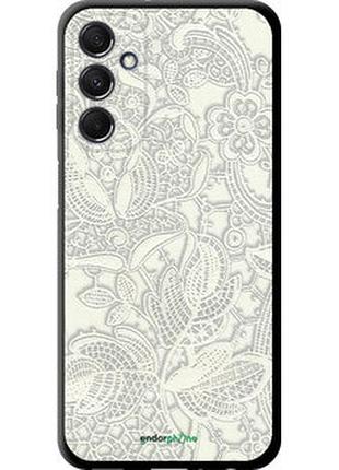 Чехол на samsung galaxy m34 5g белое кружево "4383b-3141-2448"