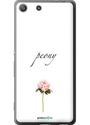 Чехол на sony xperia m5 e5633 пион "4366u-217-2448"