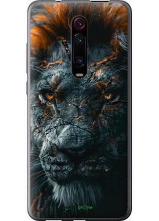 Чехол на xiaomi redmi k20 пламенный лев "6153u-1817-2448"