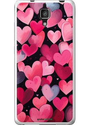 Чехол на xiaomi mi4 сердечки 4 "5662t-163-2448"