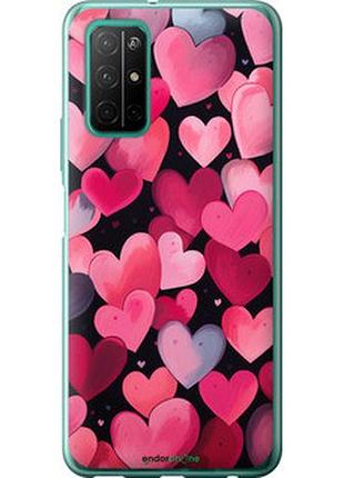Чехол на huawei honor 30s сердечки 4 "5662u-1897-2448"