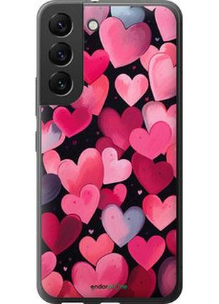 Чехол на samsung galaxy s22 сердечки 4 "5662u-2494-2448"
