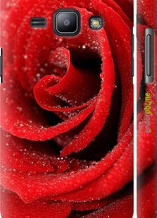 Чехол на samsung galaxy j1 j100h красная роза "529m-104-2448"