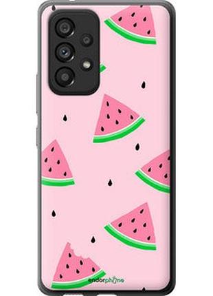Чехол на samsung galaxy a53 a536e розовый арбуз "4314u-2585-2448"