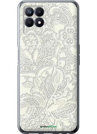 Чохол на realme narzo 50 біле мереживо "4383u-3066-2448"