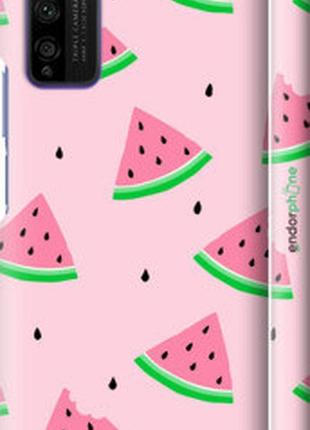 Чехол на huawei honor 30 lite розовый арбуз "4314m-2074-2448"