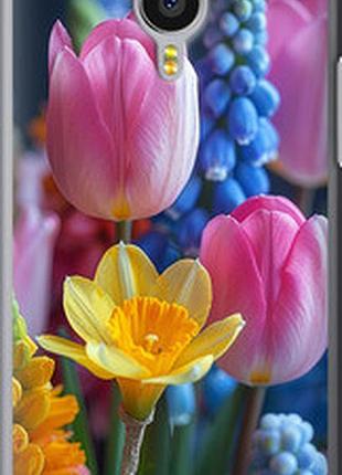 Чехол на meizu mx4 pro весенние цветы "6058u-132-2448"