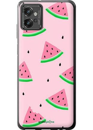 Чохол на motorola g32 рожевий кавун "4314u-2845-2448"