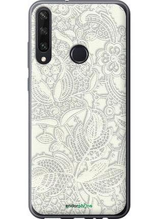 Чохол на huawei y6p біле мереживо "4383u-1952-2448"