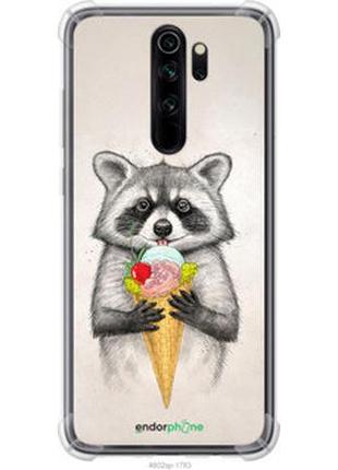 Чехол на xiaomi redmi note 8 pro енотик с мороженым "4602sp-1783-2448"