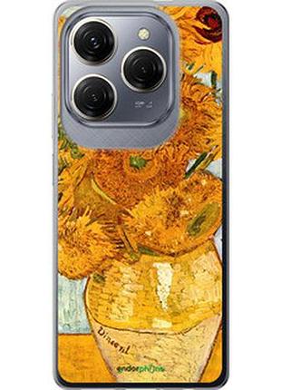 Чохол на tecno spark 20 pro вінсент ван гог. соняшники "162u-3620-2448"