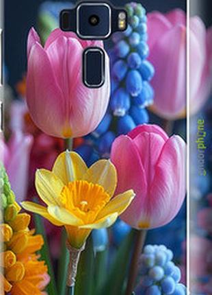 Чохол на asus zenfone 3 ze520kl весняні квіти "6058m-449-2448"