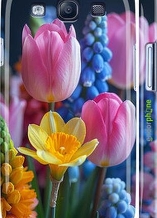 Чехол на samsung galaxy s3 duos i9300i весенние цветы "6058m-50-2448"