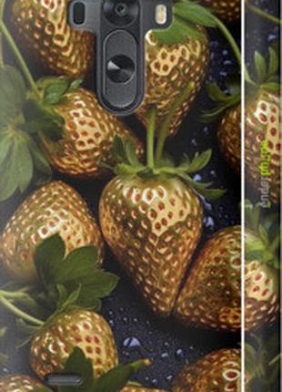 Чохол на lg g3 dual d856 золота полуниця "5637c-56-2448"