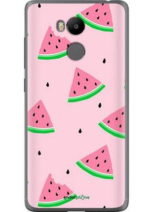 Чехол на xiaomi redmi 4 prime розовый арбуз "4314u-437-2448"