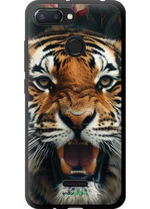 Чехол на xiaomi redmi 6 тигровое величие "6080b-1521-2448"