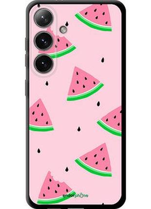 Чехол на samsung galaxy s24 розовый арбуз "4314b-3390-2448"
