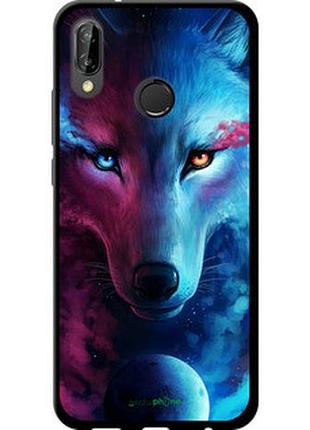 Чехол на huawei p20 lite арт-волк "3999b-1410-2448"