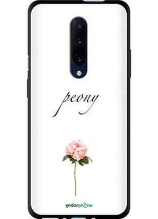 Чехол на oneplus 7 pro пион "4366b-1696-2448"