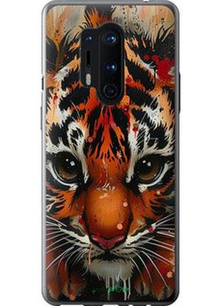 Чехол на oneplus 8 pro mini tiger "6052u-1896-2448"