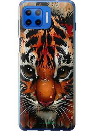 Чехол на motorola moto g plus mini tiger "6052u-2202-2448"