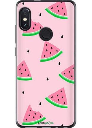 Чохол на xiaomi redmi note 5 pro рожевий кавун "4314u-1353-2448"