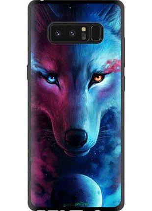 Чехол на samsung galaxy note 8 арт-волк "3999b-1020-2448"